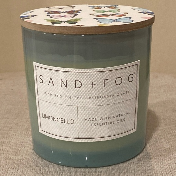 SAND AND FOG 21 oz. Butterflies Limoncello Candle - 3-Wick - Picture 1 of 11